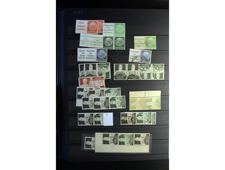  1910/41, postfrische, ungebrauchte und gestempelte Sammlung mit vielen guten Kombinationen wie Mi.-Nr. S1.4, S1-8, W1.1, W2.