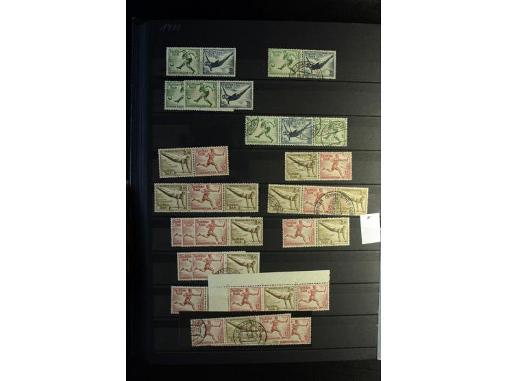 1910/41, postfrische, ungebrauchte und gestempelte Sammlung mit vielen guten Kombinationen wie Mi.-Nr. S1.4, S1-8, W1.1, W2.