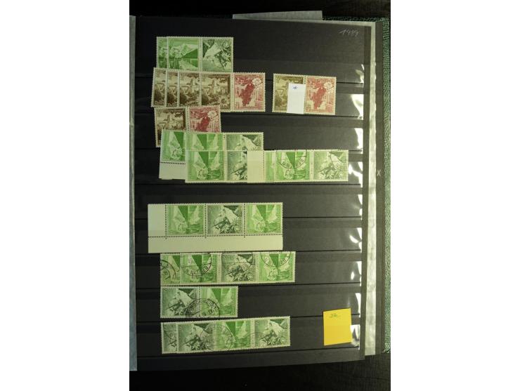  1910/41, postfrische, ungebrauchte und gestempelte Sammlung mit vielen guten Kombinationen wie Mi.-Nr. S1.4, S1-8, W1.1, W2.