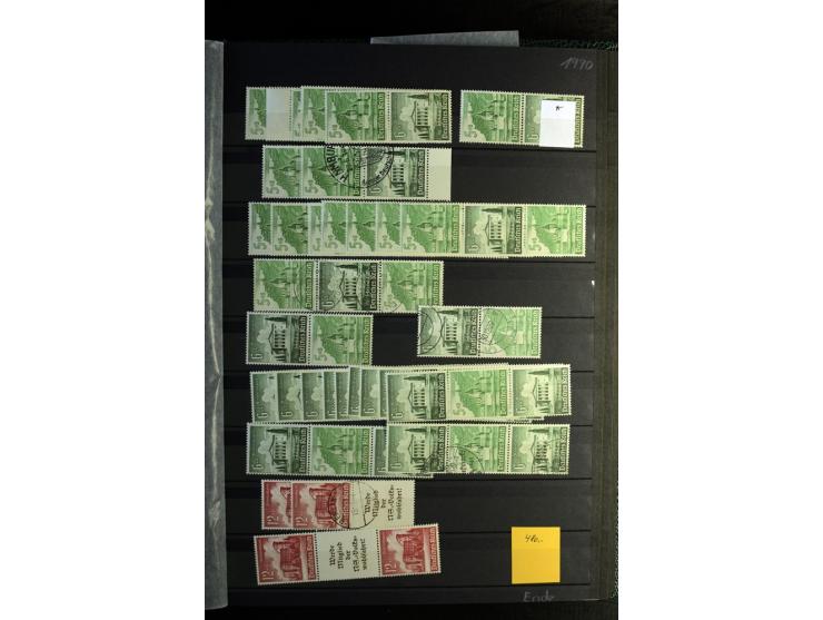  1910/41, postfrische, ungebrauchte und gestempelte Sammlung mit vielen guten Kombinationen wie Mi.-Nr. S1.4, S1-8, W1.1, W2.