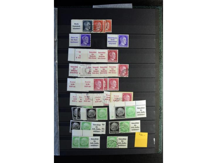  1910/41, postfrische, ungebrauchte und gestempelte Sammlung mit vielen guten Kombinationen wie Mi.-Nr. S1.4, S1-8, W1.1, W2.