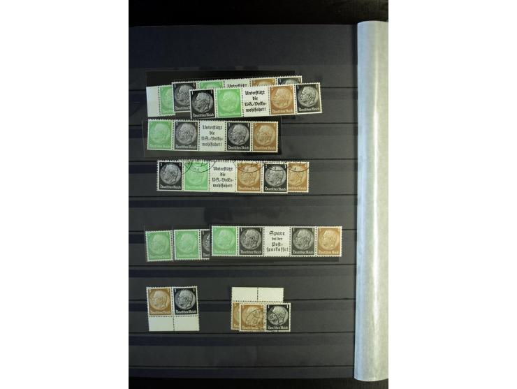  1910/41, postfrische, ungebrauchte und gestempelte Sammlung mit vielen guten Kombinationen wie Mi.-Nr. S1.4, S1-8, W1.1, W2.