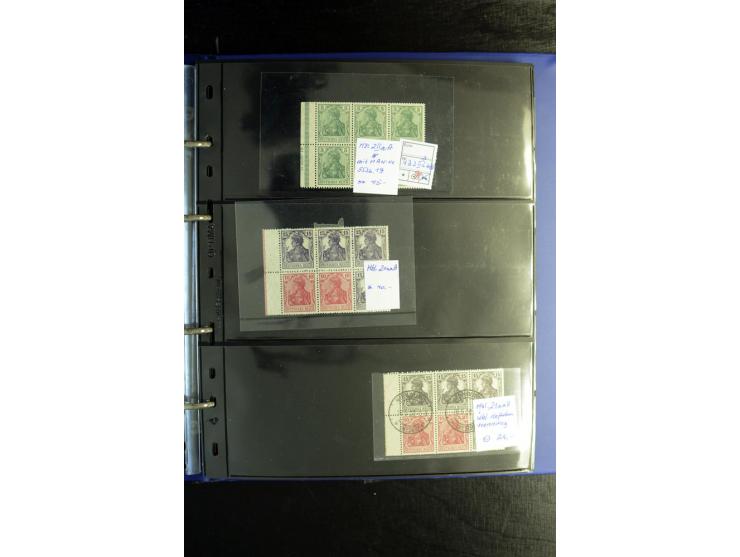  1910/41, postfrische, ungebrauchte und gestempelte Sammlung mit vielen guten Kombinationen wie Mi.-Nr. S1.4, S1-8, W1.1, W2.