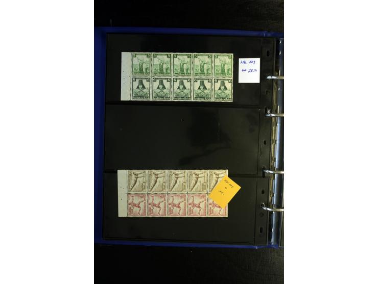  1910/41, postfrische, ungebrauchte und gestempelte Sammlung mit vielen guten Kombinationen wie Mi.-Nr. S1.4, S1-8, W1.1, W2.