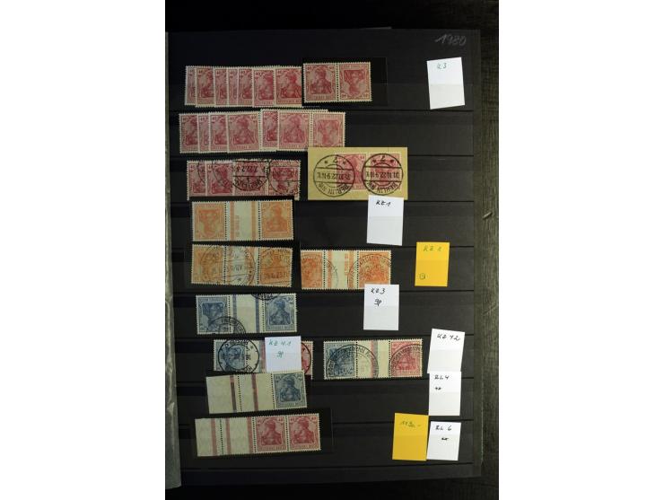 1910/41, postfrische, ungebrauchte und gestempelte Sammlung mit vielen guten Kombinationen wie Mi.-Nr. S1.4, S1-8, W1.1, W2.