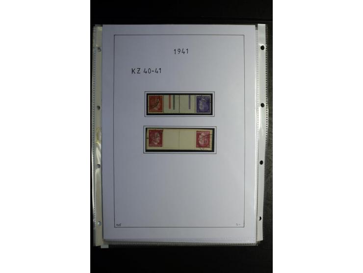 1912/41, gestempelte Sammlung mit vielen guten Kombinationen, Infla teils signiert, aber auch mit fraglichen Stempeln