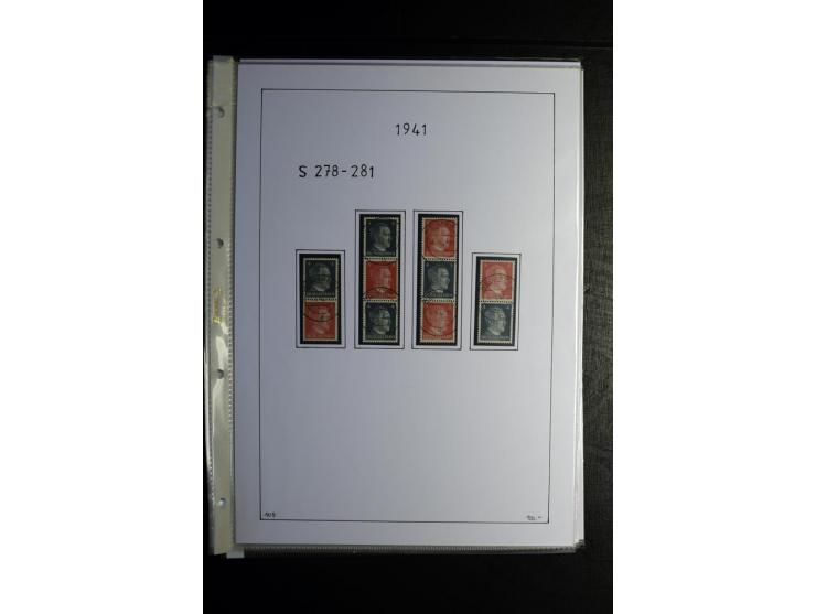 1912/41, gestempelte Sammlung mit vielen guten Kombinationen, Infla teils signiert, aber auch mit fraglichen Stempeln