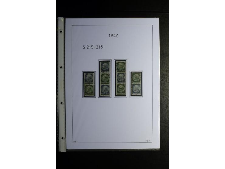 1912/41, gestempelte Sammlung mit vielen guten Kombinationen, Infla teils signiert, aber auch mit fraglichen Stempeln