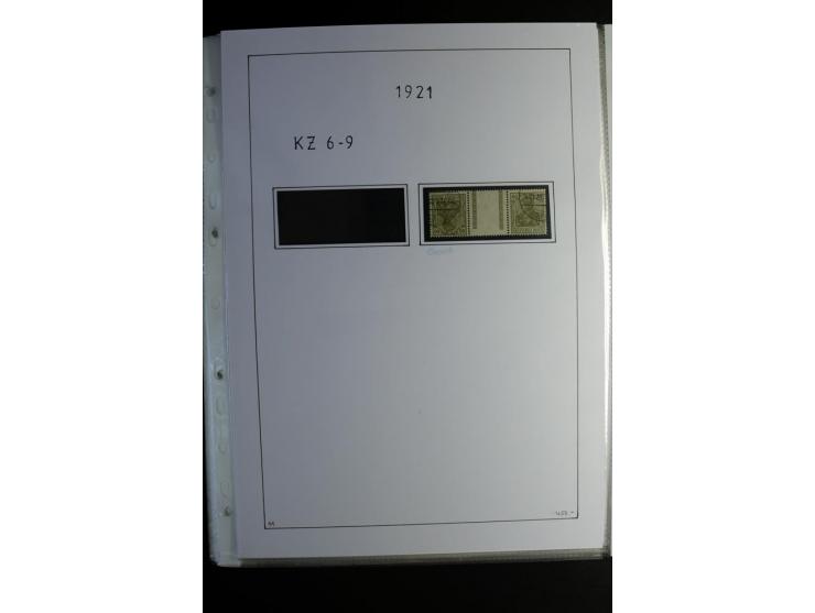 1912/41, gestempelte Sammlung mit vielen guten Kombinationen, Infla teils signiert, aber auch mit fraglichen Stempeln