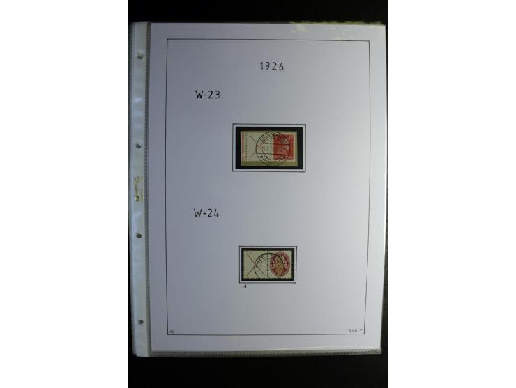 1912/41, gestempelte Sammlung mit vielen guten Kombinationen, Infla teils signiert, aber auch mit fraglichen Stempeln