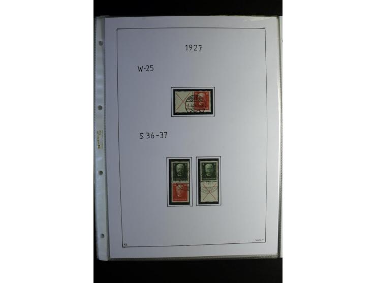 1912/41, gestempelte Sammlung mit vielen guten Kombinationen, Infla teils signiert, aber auch mit fraglichen Stempeln