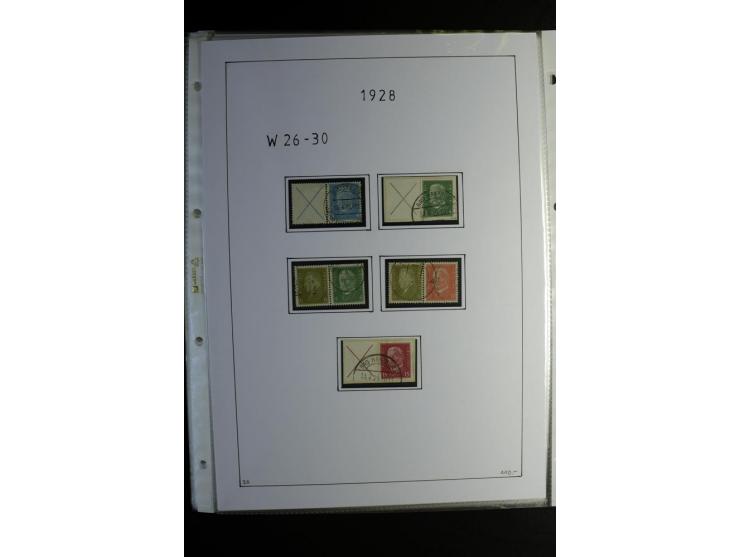 1912/41, gestempelte Sammlung mit vielen guten Kombinationen, Infla teils signiert, aber auch mit fraglichen Stempeln