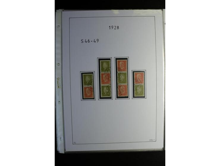 1912/41, gestempelte Sammlung mit vielen guten Kombinationen, Infla teils signiert, aber auch mit fraglichen Stempeln