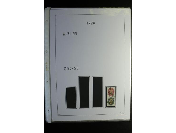 1912/41, gestempelte Sammlung mit vielen guten Kombinationen, Infla teils signiert, aber auch mit fraglichen Stempeln