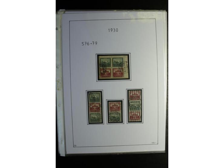1912/41, gestempelte Sammlung mit vielen guten Kombinationen, Infla teils signiert, aber auch mit fraglichen Stempeln