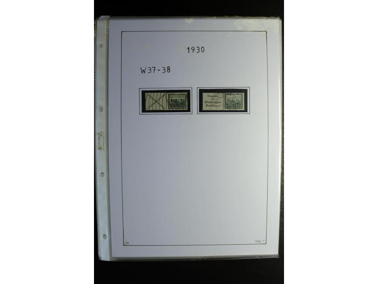 1912/41, gestempelte Sammlung mit vielen guten Kombinationen, Infla teils signiert, aber auch mit fraglichen Stempeln