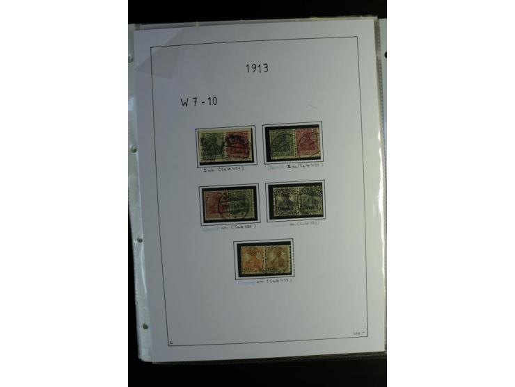 1912/41, gestempelte Sammlung mit vielen guten Kombinationen, Infla teils signiert, aber auch mit fraglichen Stempeln
