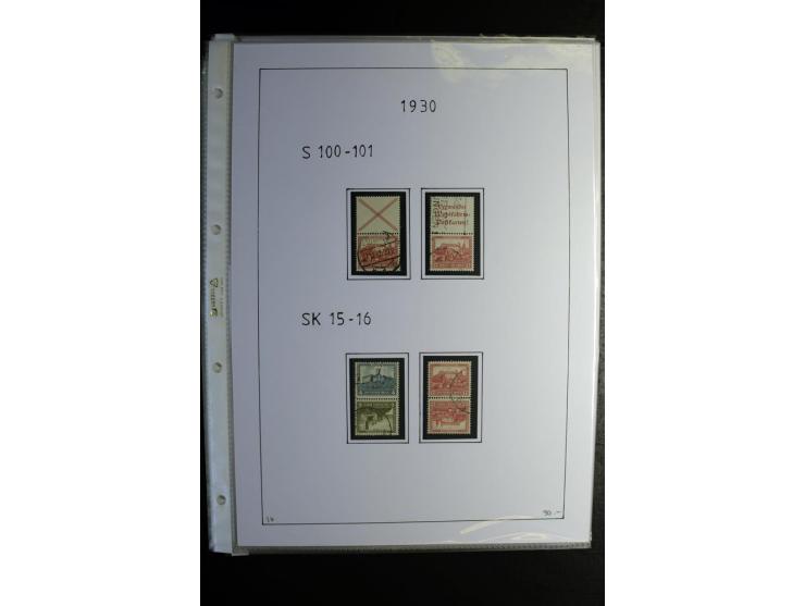 1912/41, gestempelte Sammlung mit vielen guten Kombinationen, Infla teils signiert, aber auch mit fraglichen Stempeln