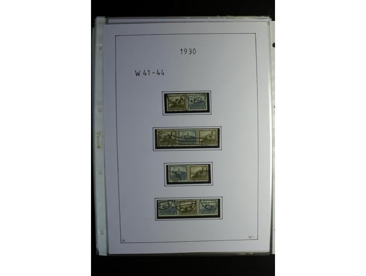 1912/41, gestempelte Sammlung mit vielen guten Kombinationen, Infla teils signiert, aber auch mit fraglichen Stempeln