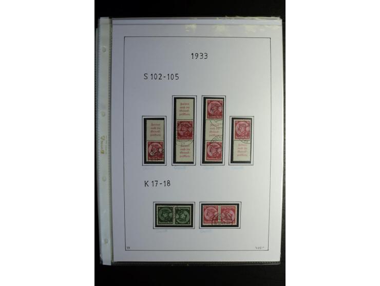 1912/41, gestempelte Sammlung mit vielen guten Kombinationen, Infla teils signiert, aber auch mit fraglichen Stempeln