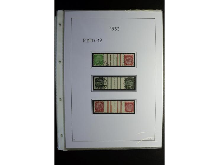 1912/41, gestempelte Sammlung mit vielen guten Kombinationen, Infla teils signiert, aber auch mit fraglichen Stempeln