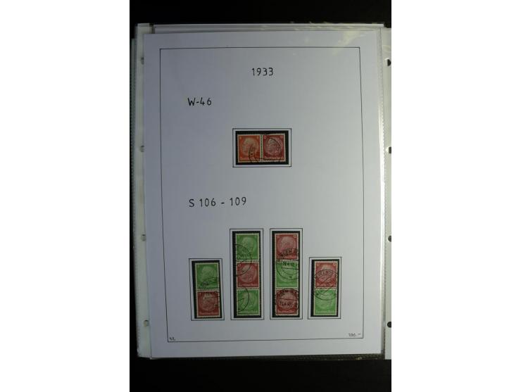 1912/41, gestempelte Sammlung mit vielen guten Kombinationen, Infla teils signiert, aber auch mit fraglichen Stempeln