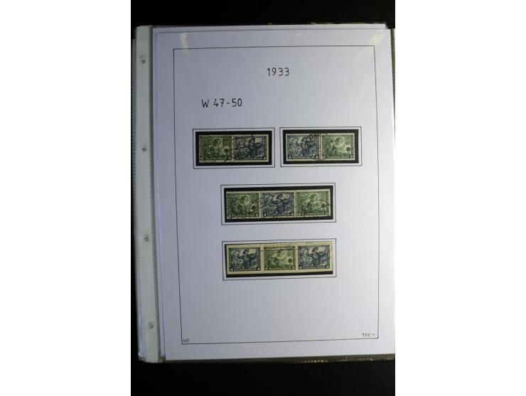 1912/41, gestempelte Sammlung mit vielen guten Kombinationen, Infla teils signiert, aber auch mit fraglichen Stempeln