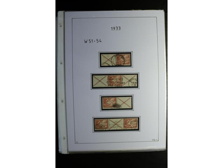 1912/41, gestempelte Sammlung mit vielen guten Kombinationen, Infla teils signiert, aber auch mit fraglichen Stempeln