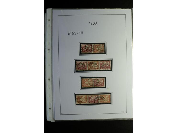 1912/41, gestempelte Sammlung mit vielen guten Kombinationen, Infla teils signiert, aber auch mit fraglichen Stempeln