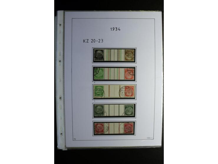 1912/41, gestempelte Sammlung mit vielen guten Kombinationen, Infla teils signiert, aber auch mit fraglichen Stempeln