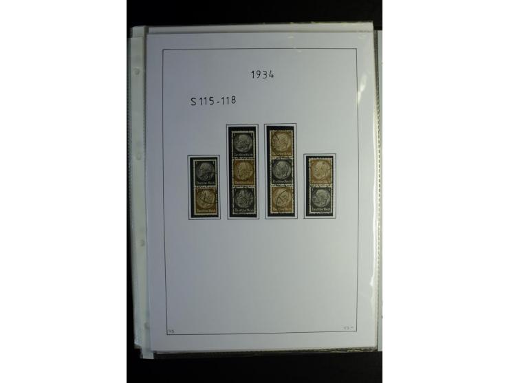 1912/41, gestempelte Sammlung mit vielen guten Kombinationen, Infla teils signiert, aber auch mit fraglichen Stempeln