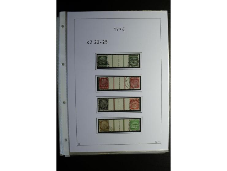 1912/41, gestempelte Sammlung mit vielen guten Kombinationen, Infla teils signiert, aber auch mit fraglichen Stempeln