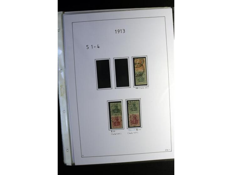 1912/41, gestempelte Sammlung mit vielen guten Kombinationen, Infla teils signiert, aber auch mit fraglichen Stempeln