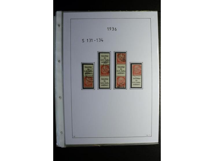 1912/41, gestempelte Sammlung mit vielen guten Kombinationen, Infla teils signiert, aber auch mit fraglichen Stempeln