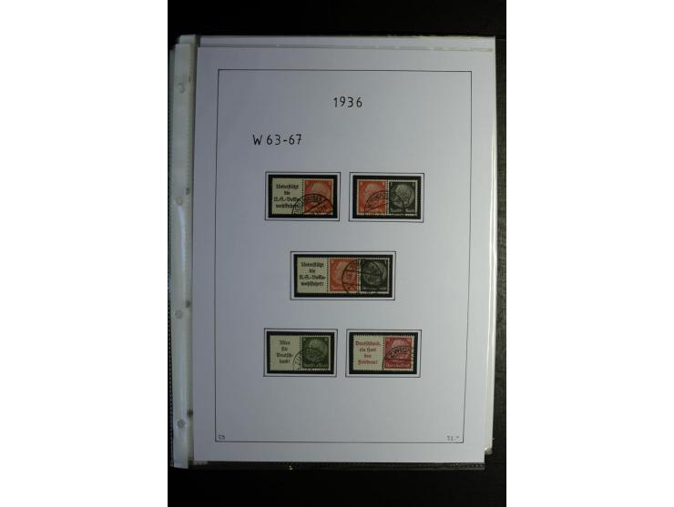 1912/41, gestempelte Sammlung mit vielen guten Kombinationen, Infla teils signiert, aber auch mit fraglichen Stempeln