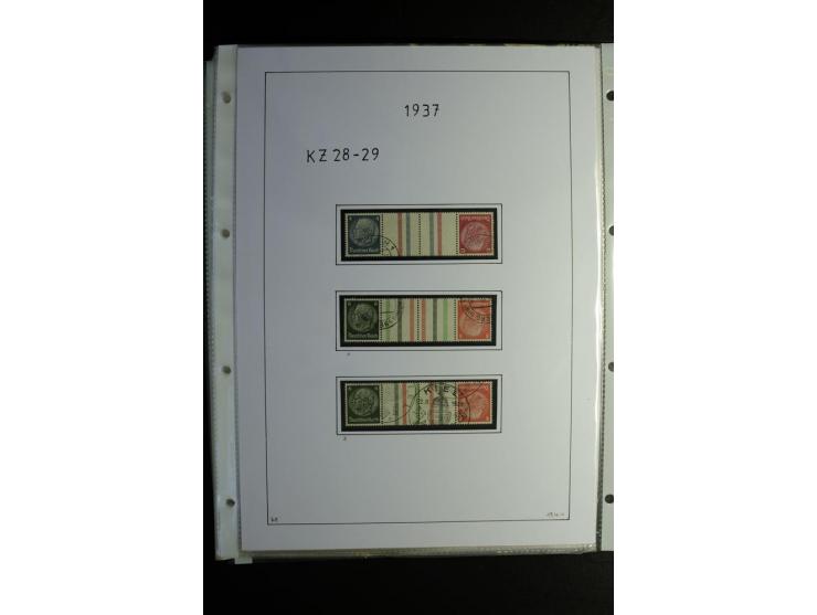 1912/41, gestempelte Sammlung mit vielen guten Kombinationen, Infla teils signiert, aber auch mit fraglichen Stempeln