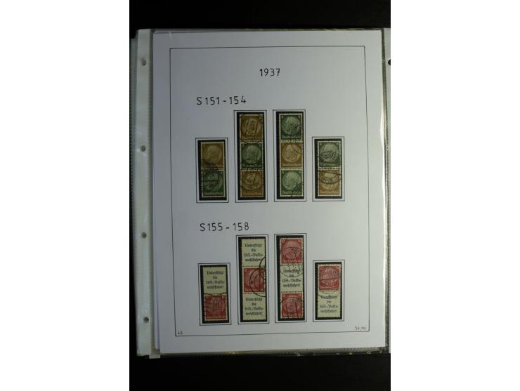 1912/41, gestempelte Sammlung mit vielen guten Kombinationen, Infla teils signiert, aber auch mit fraglichen Stempeln