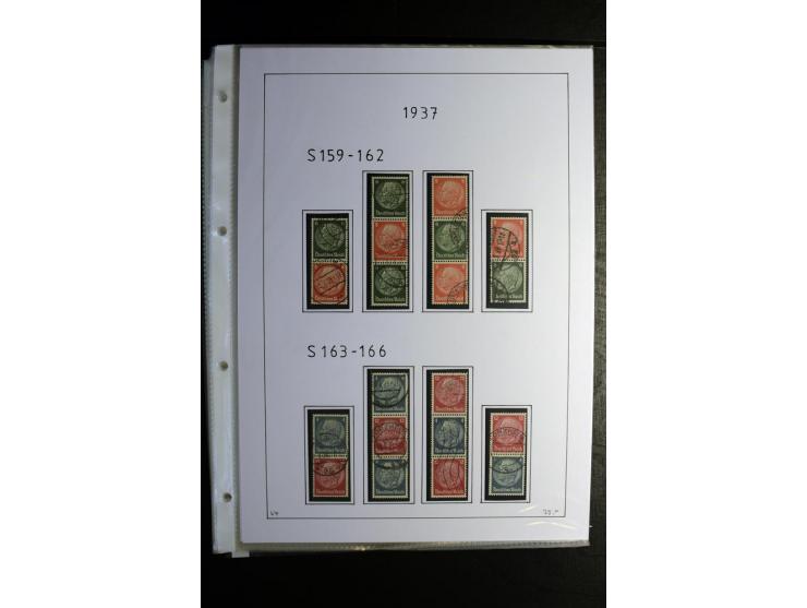 1912/41, gestempelte Sammlung mit vielen guten Kombinationen, Infla teils signiert, aber auch mit fraglichen Stempeln