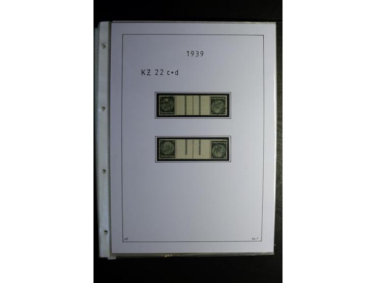 1912/41, gestempelte Sammlung mit vielen guten Kombinationen, Infla teils signiert, aber auch mit fraglichen Stempeln