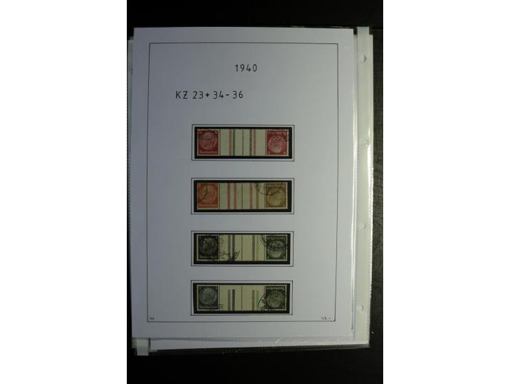 1912/41, gestempelte Sammlung mit vielen guten Kombinationen, Infla teils signiert, aber auch mit fraglichen Stempeln