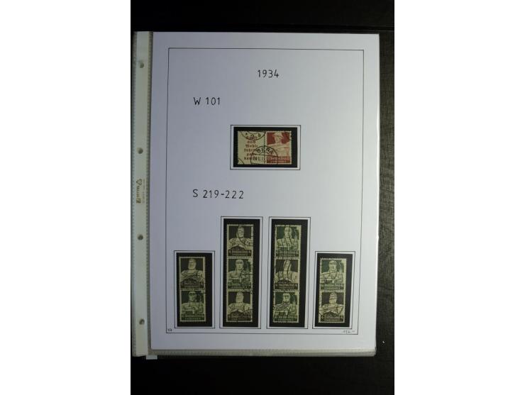1912/41, gestempelte Sammlung mit vielen guten Kombinationen, Infla teils signiert, aber auch mit fraglichen Stempeln