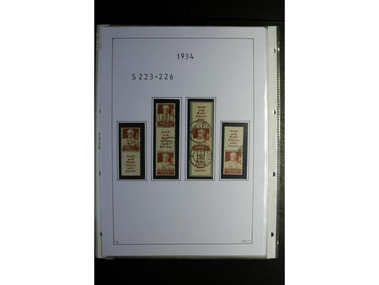 1912/41, gestempelte Sammlung mit vielen guten Kombinationen, Infla teils signiert, aber auch mit fraglichen Stempeln
