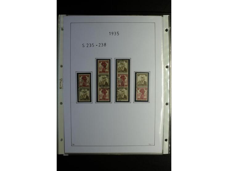 1912/41, gestempelte Sammlung mit vielen guten Kombinationen, Infla teils signiert, aber auch mit fraglichen Stempeln