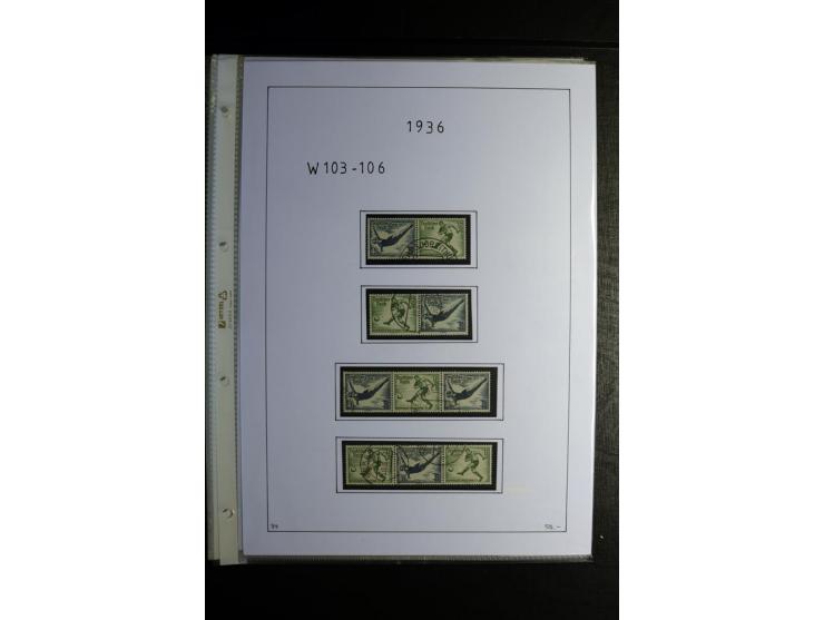 1912/41, gestempelte Sammlung mit vielen guten Kombinationen, Infla teils signiert, aber auch mit fraglichen Stempeln