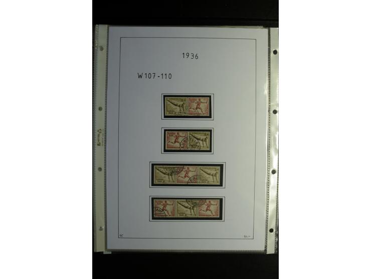 1912/41, gestempelte Sammlung mit vielen guten Kombinationen, Infla teils signiert, aber auch mit fraglichen Stempeln