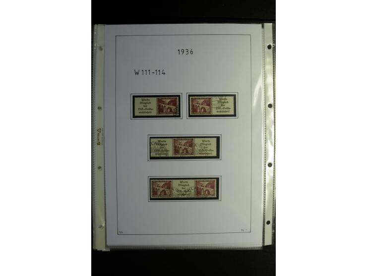 1912/41, gestempelte Sammlung mit vielen guten Kombinationen, Infla teils signiert, aber auch mit fraglichen Stempeln
