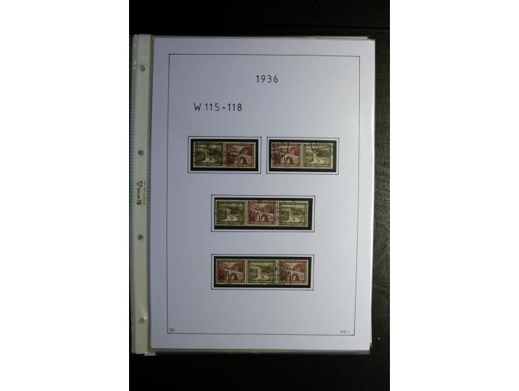 1912/41, gestempelte Sammlung mit vielen guten Kombinationen, Infla teils signiert, aber auch mit fraglichen Stempeln