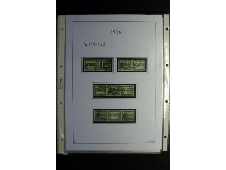 1912/41, gestempelte Sammlung mit vielen guten Kombinationen, Infla teils signiert, aber auch mit fraglichen Stempeln
