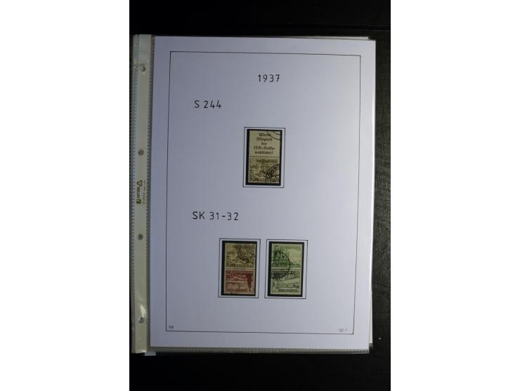 1912/41, gestempelte Sammlung mit vielen guten Kombinationen, Infla teils signiert, aber auch mit fraglichen Stempeln
