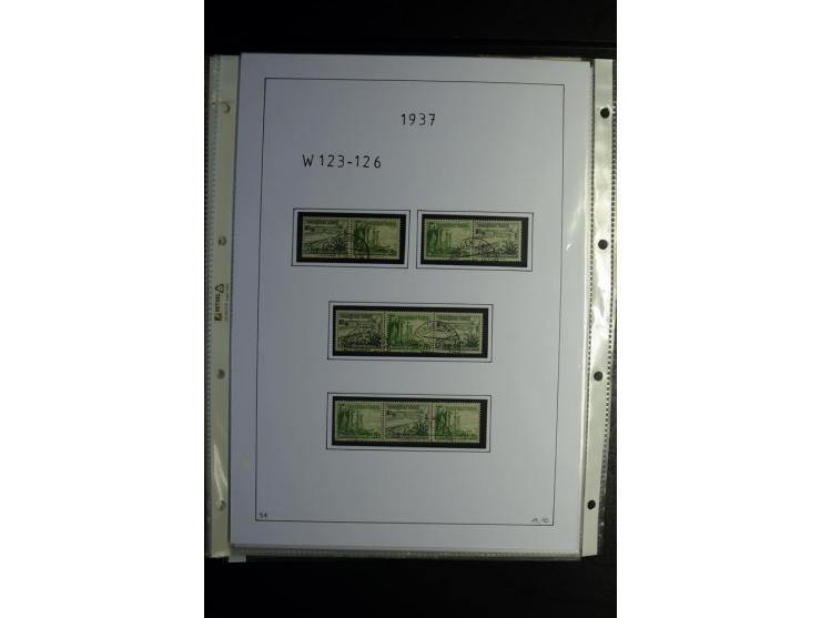 1912/41, gestempelte Sammlung mit vielen guten Kombinationen, Infla teils signiert, aber auch mit fraglichen Stempeln
